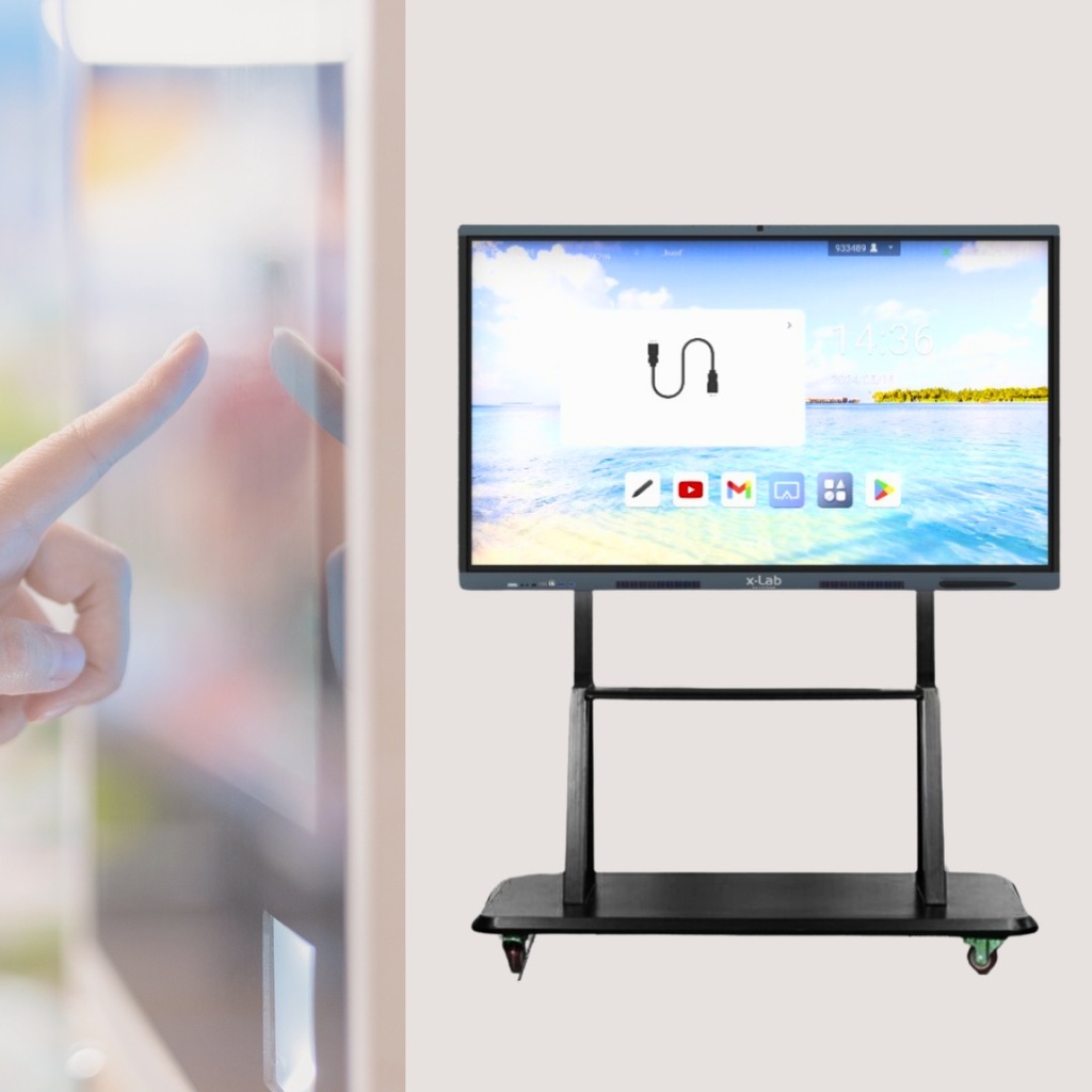 xLab "XL-SB75I - '75' Smart Interactive Whiteboard-Android 14.0, 8/128GB, 48mp Camera